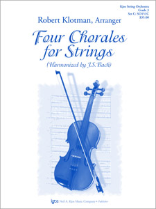 Four Chorales For Strings - Orchestra Arrangement