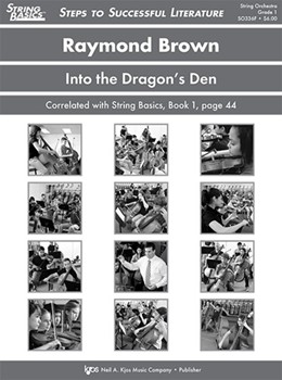 INTO THE DRAGON'S DEN - SCORE by Brown Raymond for STRING ORC