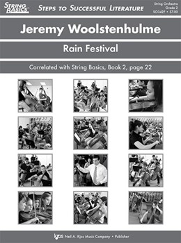 RAIN FESTIVAL - SCORE by Woolstenhulme Jeremy for STRING ORC