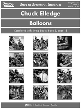 BALLOONS - SCORE by Elledge Chuck for STRING ORC