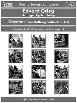 GAVOTTE FROM HOLBERG SUITE OP.40 by Bailey Jeffrey for STRING ORC