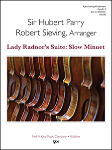 Lady Radnor's Suite: Slow Minuet - Orchestra Arrangement