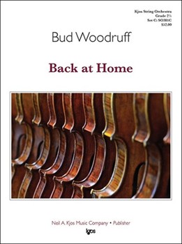 Back at Home by Woodruff Bud for String Orchestra