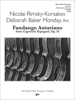 FANDANGO ASTURIANO FROM CAPRICCIO ESPAGNOL,OP34-SCORE