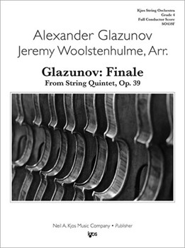 GLAZUNOV: FINALE FROM STRING QUARTET,OP39 - SCORE