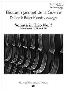 SONATA IN TRIO NO.3 MOV.II, III, AND VII - SCORE