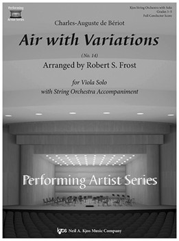 AIR WITH VARIATIONS NO.14-SCORE by Frost Robert for STRING ORC