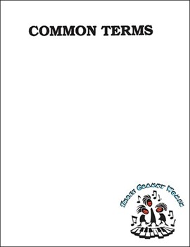 COMMON TERMS by for REFSTEXTS