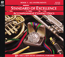 KJOS W21CD STANDARD OF EXCELLENCE BK 1 CD1&2