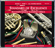 KJOS W21CD1 STANDARD OF EXCELLENCE BK 1, CD 1