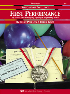 KJOS W26F STANDARD OF EXCELLENCE FIRST PERFORMANCE, CONDUCTOR SCORE
