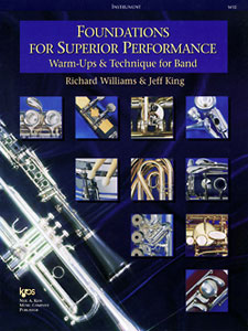 Kjos Williams / King Richard Williams  Foundations For Superior Performance - Baritone Bass Clef