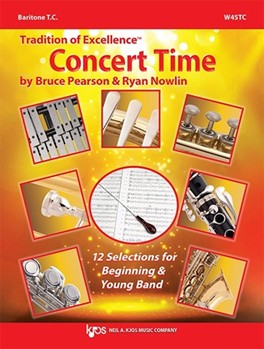 KJOS W45TC TRADITION OF EXCELLENCE: CONCERT TIME, BARI TC