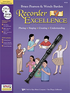 Kjos Pearson/Barden Wendy Barden  Recorder Excellence Enhanced Edition - Student Book / CD