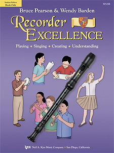 Kjos Pearson/Barden Wendy Barden  Recorder Excellence Book Only - Student