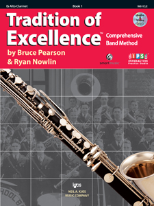 Kjos Pearson/Nowlin Ryan Nowlin  Tradition Of Excellence Book 1 - Alto Clarinet