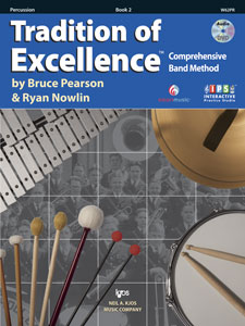 Kjos Pearson/Nowlin Ryan Nowlin  Tradition of Excellence Book 2 - Percussion