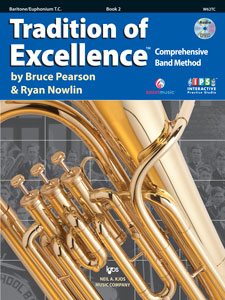Kjos Pearson/Nowlin Ryan Nowlin  Tradition of Excellence Book 2 - Baritone Treble Clef