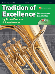 Kjos Pearson / Nowlin Ryan Nowlin  Tradition of Excellence Book 3 - Baritone Bass Clef