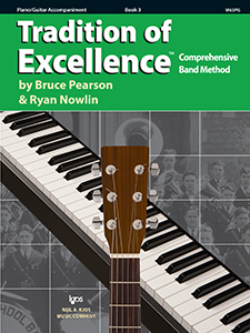KJOS W63PG TRADITION OF EXCELLENCE BK 3, PIANO/GUITAR
