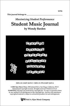 KJOS W73S MAXIMIZING STUDENT PERFORMANCE - STUDENT MSC JOURNAL