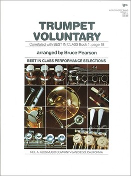 Trumpet Voluntary by Pearson Bruce for Concert Band