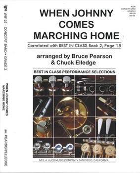 When Johnny Comes Marching Home by - Pearson and Elledge - for Concert Band