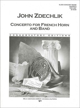 CONCERTO FOR FRENCH HORN & BAND, SCORE