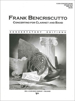CONCERTINO FOR CLARINET & BAND, SCORE
