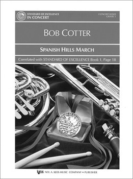 Spanish Hills March by Cotter Bob for Full Score