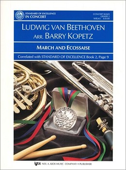 March & Ecossaise by Beethoven Ludwig van - Kopetz Barry - for Concert Band