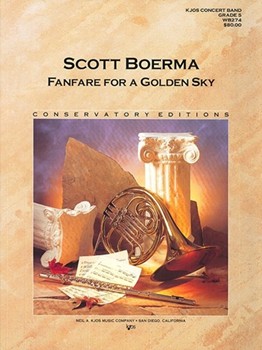 Fanfare For A Golden Sky by Boerma Scott for Concert Band
