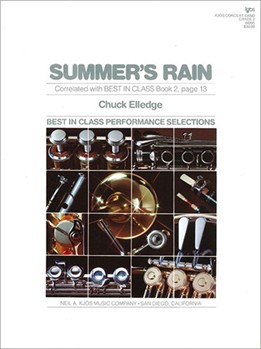 Summer's Rain by Elledge Chuck for Concert Band