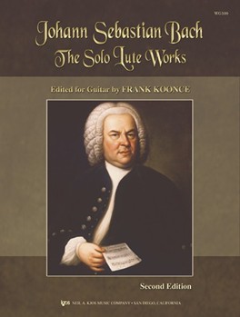 Solo Lute Works Of Johann Sebastian Bach by Bach Johann Sebastian - Koonce Frank - for Guitar Sol