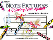 Kjos Bastien   Note Pictures - A Coloring Note Speller