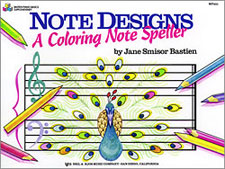 Note Designs A Coloring Note Speller PIANO