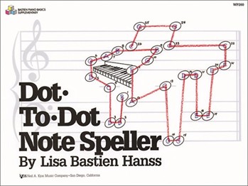 Bastien Piano Basics Supplementary - Dot To Dot Note Speller by Bastien for Piano Method