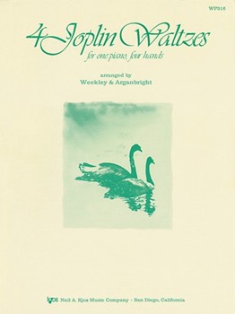 Four Joplin Waltzes by Joplin - Weekley and Arganbrigh - for 1 Piano 4 Hands