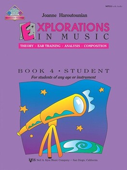 Explorations In Music Book 4 Student by Haroutounian Joanne for WorkBook W