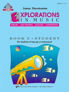 Explorations In Music Book 5 Student by Haroutounian Joanne for WorkBook W