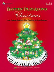 Kjos Bastien   Bastien Play-along Christmas Book 1 - Book / CD