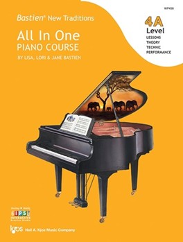 New Traditions All in One Piano Course Level 4A by Bastien Lisa and Lori for Piano (New Traditions)