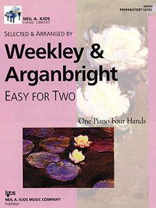 Kjos Dallas Weekley Weekley/arganbright  Easy For Two Preparatory Level - 1 Piano  / 4 Hands