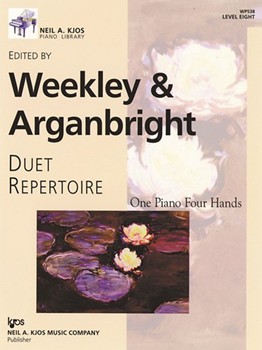 Duet Repertoire Level 8 by Weekley Dallas - Weekley and Arganbrigh - for 1 Piano 4 Hands