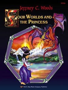 Four Worlds & The Princess by Woods Jeffrey for Piano
