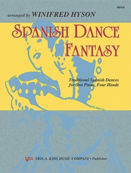 Spanish Dance Fantasy by Hyson Winifred for 1 Piano 4 Hands