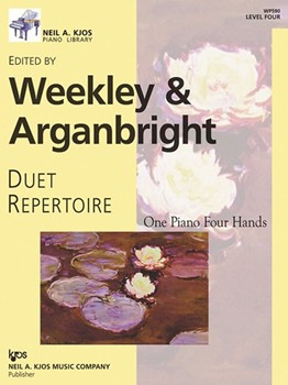 Duet Repertoire Level 4 by Weekley Dallas - Weekley and Arganbrigh - for 1 Piano 4 Hands