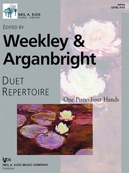 Duet Repertoire Level 5 by Weekley Dallas - Weekley and Arganbrigh - for 1 Piano 4 Hands