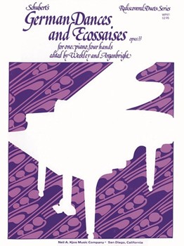 German Dances & Ecossaises by Schubert - Weekley and Arganbrigh - for 1 Piano 4 Hands
