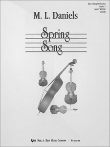 Spring Song by Daniels M L for Full Score